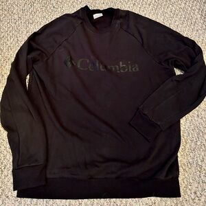 Columbia Black Crew Neck Sweatshirt
